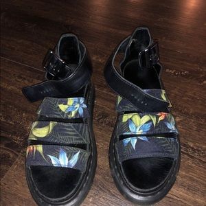 Doc Marten floral sandals